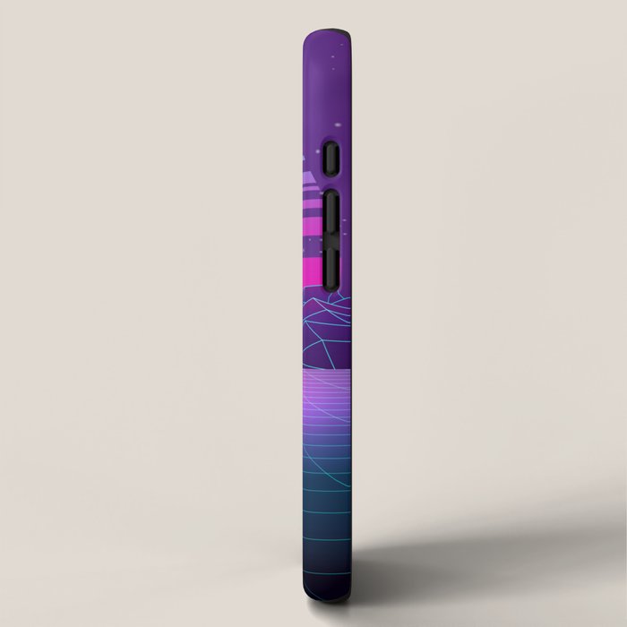 Future Sunset Vaporwave Aesthetic iPhone Case Gallery Image 2