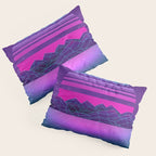 Future Sunset Vaporwave Aesthetic Pillow Sham Gallery Image 3