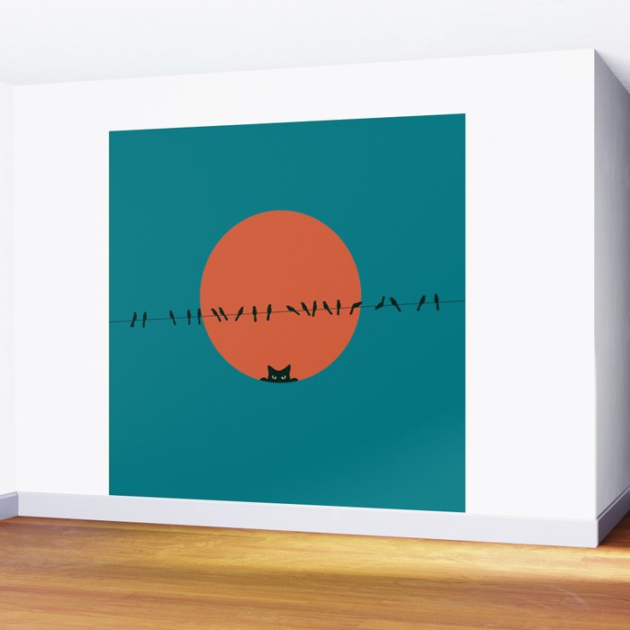Cat Landscape 186 Wall Mural Gallery Image 2