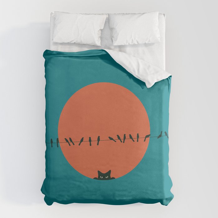Cat Landscape 186 Duvet Cover Gallery Image 1
