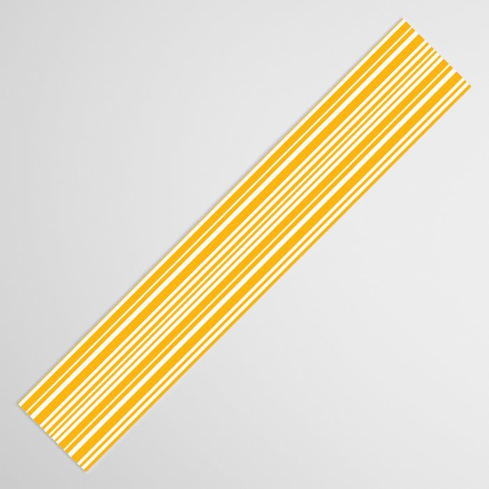 Classic Stripes XLV - Golden Yellow Table Runner Gallery Image 3