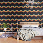 Madana - V Shaped Retro Stripes 70s Style Design Wallpaper Gallery Image 3