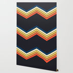 Madana - V Shaped Retro Stripes 70s Style Design Wallpaper Gallery Image 2