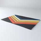 Madana - V Shaped Retro Stripes 70s Style Design Rug Gallery Image 3
