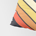 Madana - V Shaped Retro Stripes 70s Style Design Pillow Sham Gallery Image 4