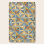Kaleidoscope Tile Pattern III Warm Earthy Summer Cutting Board Gallery Image 1