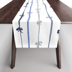 All in a bow - blue Table Runner Gallery Image 1