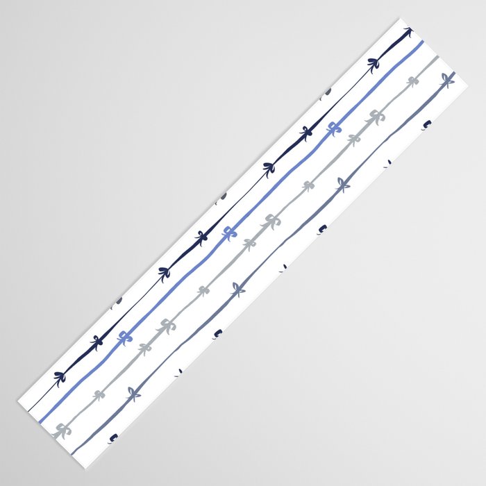 All in a bow - blue Table Runner Gallery Image 3