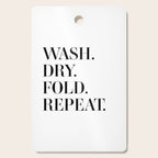 Wash. Dry. Fold. Repeat. Cutting Board Gallery Image 1
