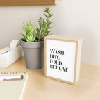 Wash. Dry. Fold. Repeat. Mini Art Print Gallery Image 2