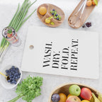 Wash. Dry. Fold. Repeat. Cutting Board Gallery Image 2
