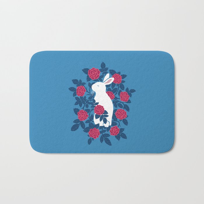 White Rabbit Bath Mat Gallery Image 1