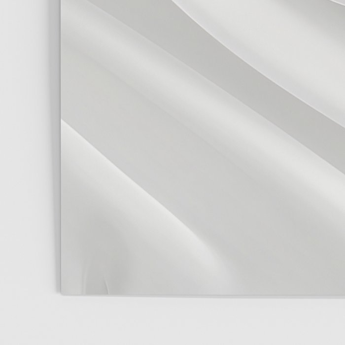 White Satin Silky Surface All White Poster Gallery Image 3