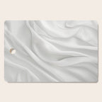 White Satin Silky Surface All White Cutting Board Gallery Image 1