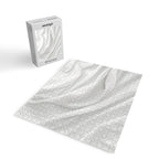 White Satin Silky Surface All White Jigsaw Puzzle Gallery Image 2
