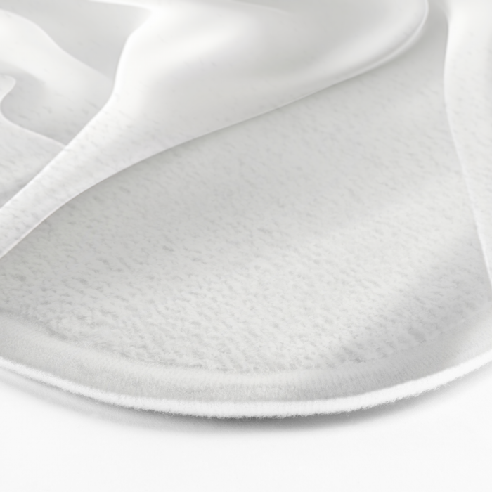 White Satin Silky Surface All White Bath Mat Gallery Image 3