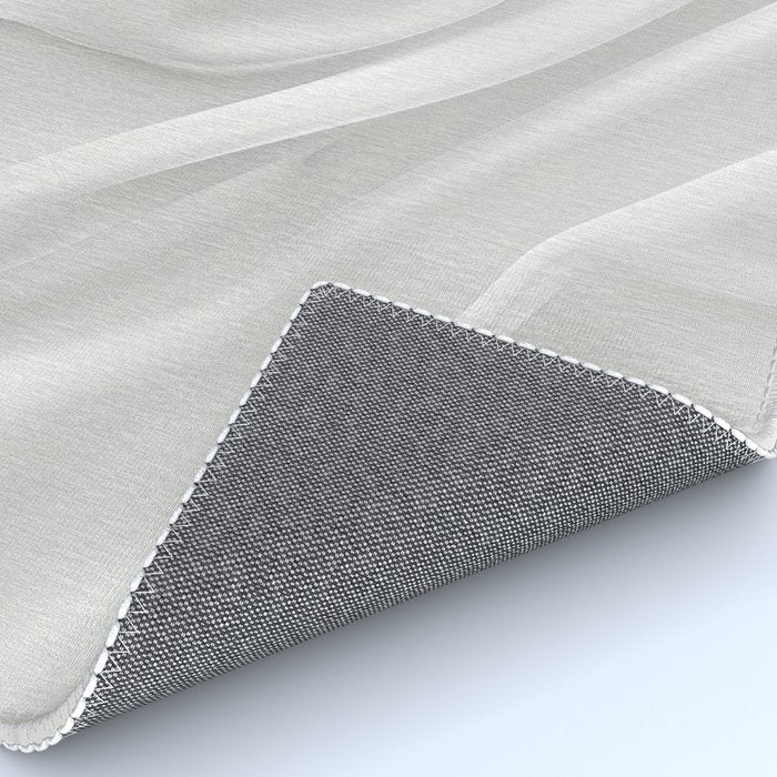 White Satin Silky Surface All White Rug Gallery Image 4