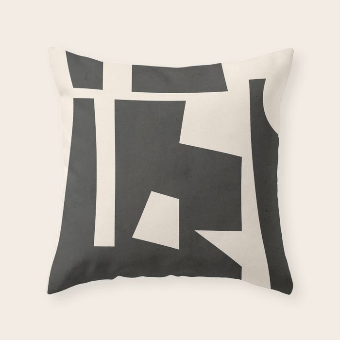 Minimal Abstract Art 31 Throw Pillow Gallery Image 6