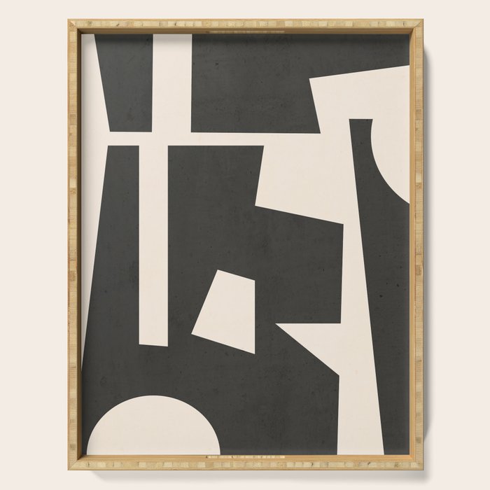 Minimal Abstract Art 31 Serving Tray Gallery Image 1
