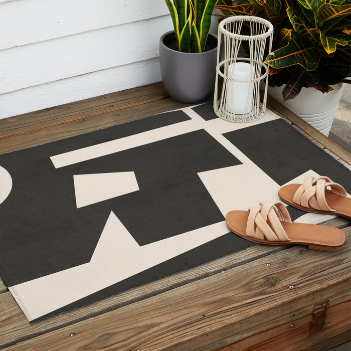 Minimal Abstract Art 31 Outdoor Rug Gallery Image 2