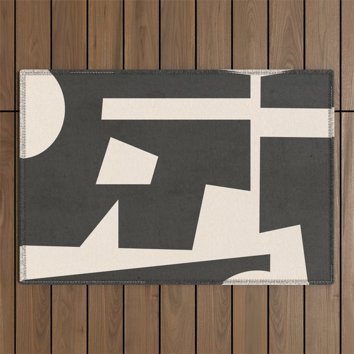 Minimal Abstract Art 31 Outdoor Rug Gallery Image 1
