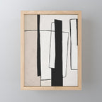 Abstract minimal modern painting 02 Mini Art Print Gallery Image 1
