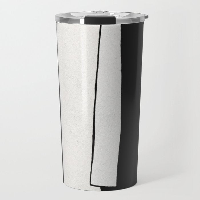 Abstract minimal modern painting 02 Travel Mug Gallery Image 1