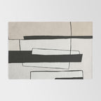 Abstract minimal modern painting 02 Rug Gallery Image 2