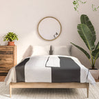 Abstract minimal modern painting 02 Comforter Gallery Image 3