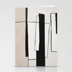 Abstract minimal modern painting 02 Stationery Card Gallery Image 2