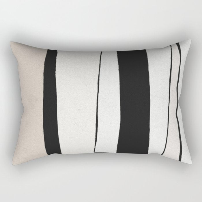 Abstract minimal modern painting 02 Rectangular Pillow Gallery Image 2