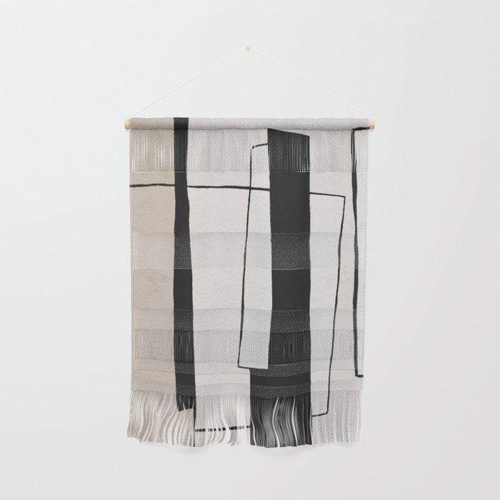 Abstract minimal modern painting 02 Wall Hanging Gallery Image 1