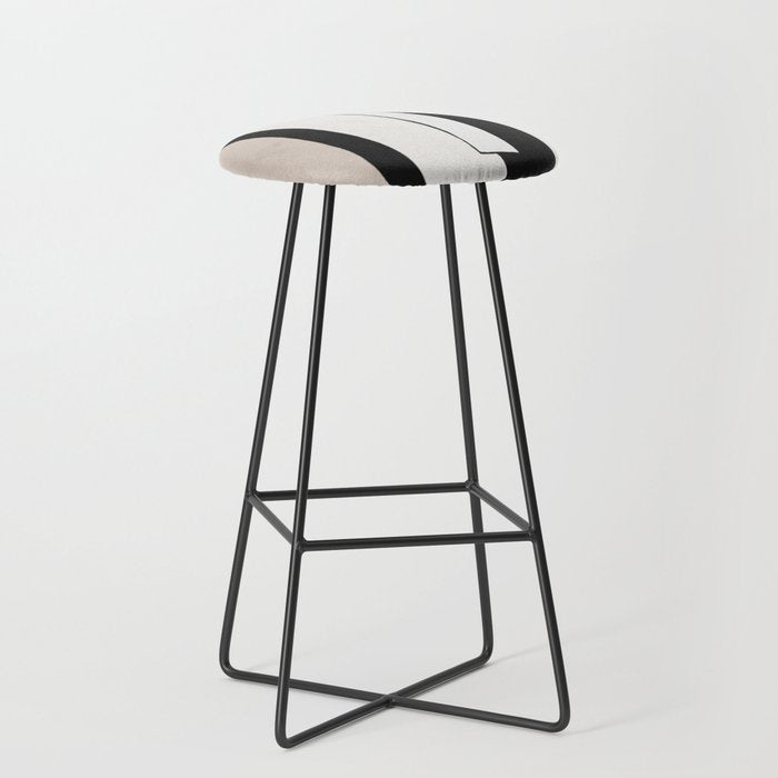 Abstract minimal modern painting 02 Stool Gallery Image 1