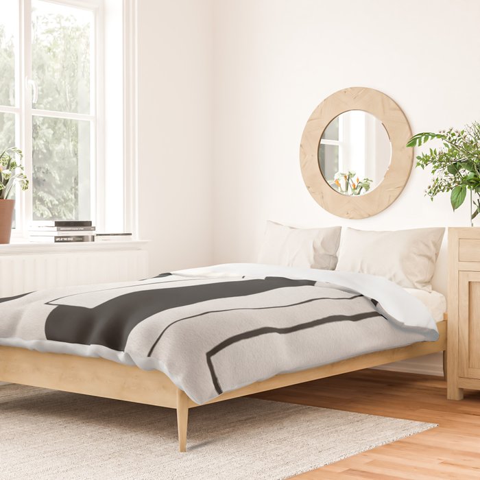 Abstract minimal modern painting 02 Duvet Cover Gallery Image 2