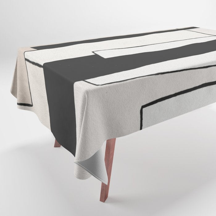 Abstract minimal modern painting 02 Tablecloth Gallery Image 1