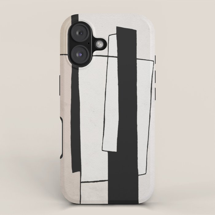 Abstract minimal modern painting 02 iPhone Case Gallery Image 1