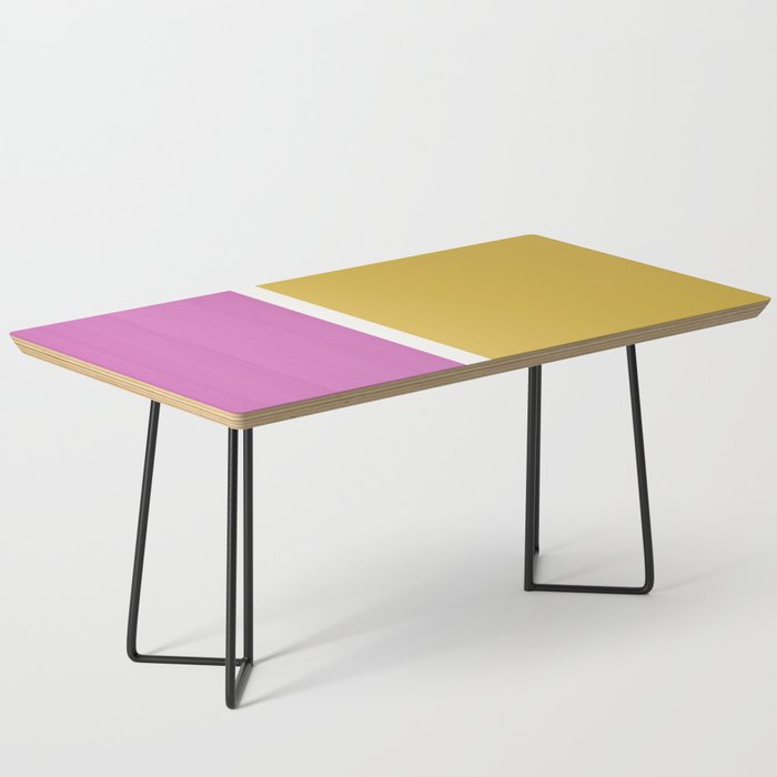 Color Block II Yellow Pink Coffee Table Gallery Image 1