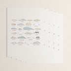 The Moody Animals (Colours) Wrapping Paper Gallery Image 3