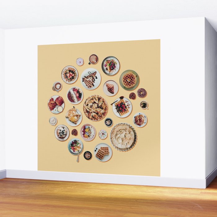 Sweet Breakfast Wall Mural Gallery Image 2