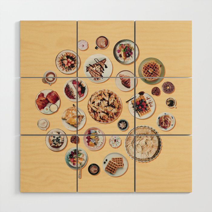 Sweet Breakfast Wood Wall Art Gallery Image 1