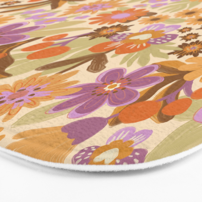 Flower power II Bath Mat Gallery Image 3