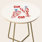 Cin Cin Lobster Doodle Side Table Gallery Image 2