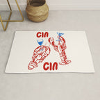 Cin Cin Lobster Doodle Rug Gallery Image 1