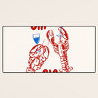 Cin Cin Lobster Doodle Desk Mat Gallery Image 3
