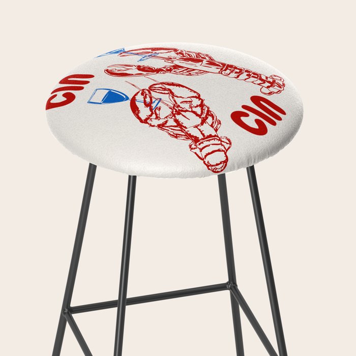 Cin Cin Lobster Doodle Stool Gallery Image 2