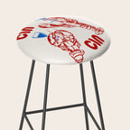 Cin Cin Lobster Doodle Stool Gallery Image 2