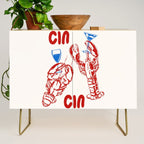 Cin Cin Lobster Doodle Credenza Gallery Image 1