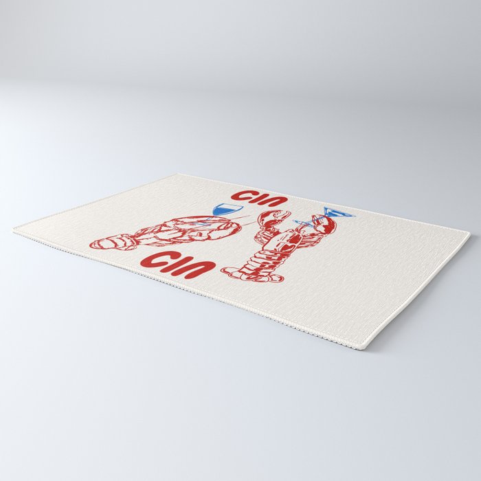 Cin Cin Lobster Doodle Rug Gallery Image 3