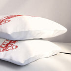 Cin Cin Lobster Doodle Pillow Sham Gallery Image 3