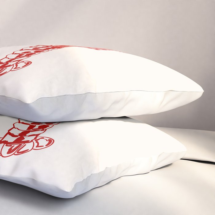 Cin Cin Lobster Doodle Pillow Sham Gallery Image 3